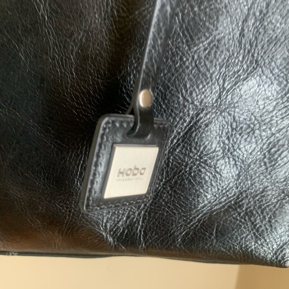 HOBO International Black Leather Shoulder Bag Basic Capsule Classic purse - Picture 2 of 13